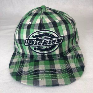 Dickies Embroidered Flat Brim Hat Fitted Cap Kid's Size